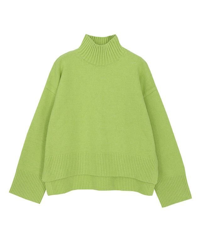 【ピエロ/Pierrot】の【アウトレットSALE!】選べる2ネッククロップド丈ニット インテリア・キッズ・メンズ・レディースファッション・服の通販 founy(ファニー) 　ファッション　Fashion　レディースファッション　WOMEN　トップス・カットソー　Tops/Tshirt　ニット　Knit Tops　アウトレット　Outlet　クロップド　Cropped　スリット　Slit　ハイネック　High Neck　バランス　Balance　プチプライス・低価格　Affordable　ライトグリーン|ID: prp329100003783345 ipo3291000000024897778