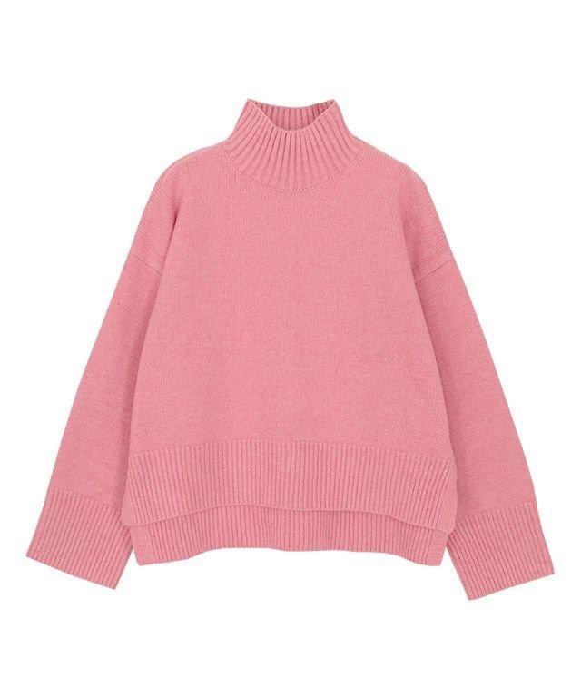 【ピエロ/Pierrot】の【アウトレットSALE!】選べる2ネッククロップド丈ニット インテリア・キッズ・メンズ・レディースファッション・服の通販 founy(ファニー) 　ファッション　Fashion　レディースファッション　WOMEN　トップス・カットソー　Tops/Tshirt　ニット　Knit Tops　アウトレット　Outlet　クロップド　Cropped　スリット　Slit　ハイネック　High Neck　バランス　Balance　プチプライス・低価格　Affordable　ピンク|ID: prp329100003783345 ipo3291000000024897781