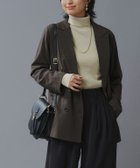 【ピエロ/Pierrot】のRASW ウールミックスダブルジャケット 166cm /杢ブラウン / M|ID: prp329100003783357 ipo3291000000035934809