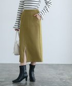 【ピエロ/Pierrot】の【低身長サイズ有】ウールライクスリットロングスカート 人気、トレンドファッション・服の通販 founy(ファニー) ファッション Fashion レディースファッション WOMEN スカート Skirt ロングスカート Long Skirt シンプル Simple スリット Slit フロント Front プチプライス・低価格 Affordable ポケット Pocket ロング Long エレガント 上品 Elegant thumbnail オリーブ|ID: prp329100003783361 ipo3291000000024897834