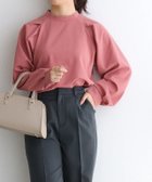 【ピエロ/Pierrot】のラグランタックTブラウス 人気、トレンドファッション・服の通販 founy(ファニー) ファッション Fashion レディースファッション Fashion for Women トップス・カットソー Cut & Sew Tops シャツ・ブラウス・オフィスカジュアル Elegant Blouses & Button-Ups カットソー Cut and Sewn Top ジョーゼット Georgette, Semi-Sheer Fabric バランス Balance, Style Balance プチプライス・低価格 Affordable / Budget Price thumbnail ローズピンク|ID: prp329100003783383 ipo3291000000036040016