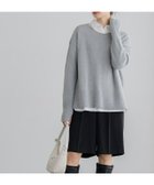 【ピエロ/Pierrot】の選べるネックサムホールシャギーニット グレー|ID: prp329100003783393 ipo3291000000036043393