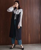 【ピエロ/Pierrot】の【アウトレットSALE!】メルトンロングジレ ネイビー|ID: prp329100003783404 ipo3291000000035968950