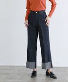 【ピエロ/Pierrot】のワイドストレートターンバックデニム 167cm / インディゴ / M|ID: prp329100003783407 ipo3291000000035590623