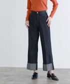 【ピエロ/Pierrot】のワイドストレートターンバックデニム 167cm / インディゴ / M|ID: prp329100003783407 ipo3291000000036043498