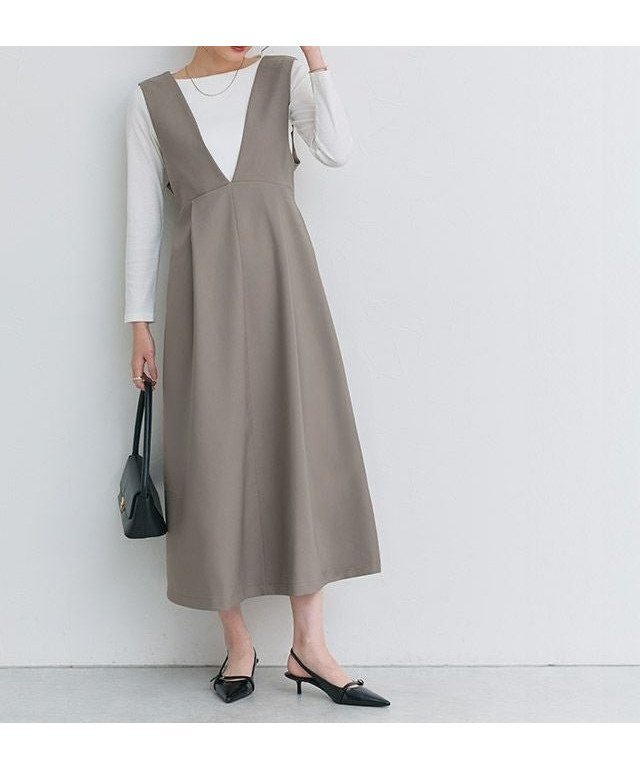 【ピエロ/Pierrot】の【C会場】ウエストマークジャンパースカート インテリア・キッズ・メンズ・レディースファッション・服の通販 founy(ファニー) 　ファッション　Fashion　レディースファッション　Fashion for Women　スカート　Skirts　インナー　Innerwear　シンプル　Simple, Minimal　ストレッチ　Stretch, Stretchy Fabric　プチプライス・低価格　Affordable / Budget Price　ウエストマークジャンパースカート|ID: prp329100003803083 ipo3291000000035934283