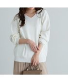 【ピエロ/Pierrot】の選べるネック多機能ニットプルオーバー 163cm / オフホワイト / Vネック / M|ID: prp329100003803084 ipo3291000000036276061