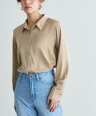 【ピエロ/Pierrot】のマットサテンシンプルシャツ 人気、トレンドファッション・服の通販 founy(ファニー) ファッション Fashion レディースファッション WOMEN トップス・カットソー Tops/Tshirt シャツ/ブラウス Shirts/Blouses 2024年 2024 2024春夏・S/S Ss,Spring/Summer,2024 おすすめ Recommend サテン Satin シンプル Simple ダウン Down デニム Denim プチプライス・低価格 Affordable エレガント 上品 Elegant thumbnail ベージュ|ID: prp329100003828892 ipo3291000000025148021