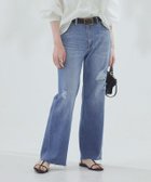 【ピエロ/Pierrot】のRASW 2typeストレートデニムパンツ 168cm / ダメージ / ブルー / カットオフ / L|ID: prp329100003828898 ipo3291000000035934497