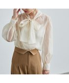 【ピエロ/Pierrot】のオーガンジータイブラウス 人気、トレンドファッション・服の通販 founy(ファニー) ファッション Fashion レディースファッション WOMEN トップス・カットソー Tops/Tshirt シャツ/ブラウス Shirts/Blouses 2024年 2024 2024春夏・S/S Ss,Spring/Summer,2024 おすすめ Recommend オーガンジー Organdy ハイネック High Neck プチプライス・低価格 Affordable ベスト Vest リボン Ribbon thumbnail オフホワイト|ID: prp329100003839628 ipo3291000000025232665