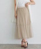 【ピエロ/Pierrot】の【アウトレットSALE!】ティアードチュールスカート 人気、トレンドファッション・服の通販 founy(ファニー) ファッション Fashion レディースファッション Fashion for Women スカート Skirts アウトレット Outlet / Clearance おすすめ Recommended / Our Picks スウェット / スエット Sweatshirt, Sweatwear ダウン Down, Puffer チュール Tulip, Tulip Motif フェミニン Feminine, Girly プチプライス・低価格 Affordable / Budget Price thumbnail ベージュ|ID: prp329100003839633 ipo3291000000035934584