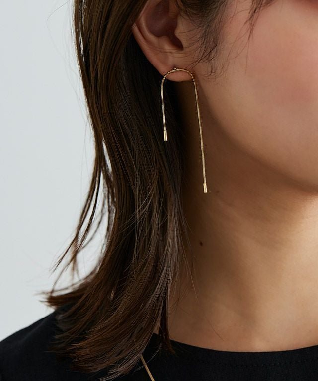 【ピエロ/Pierrot】のチェーンデザインピアス [Pierrot] インテリア・キッズ・メンズ・レディースファッション・服の通販 founy(ファニー) 　ファッション　Fashion　レディースファッション　Fashion for Women　アクセサリー　Fashion Accessories　コーティング　Coating, Coated Finish　シルバー　Silver, Metallic Silver　チェーン　Chain, Chain Strap　トレンド　Trend, Trending Now　プチプライス・低価格　Affordable / Budget Price　ゴールド|ID: prp329100003851486 ipo3291000000035873273