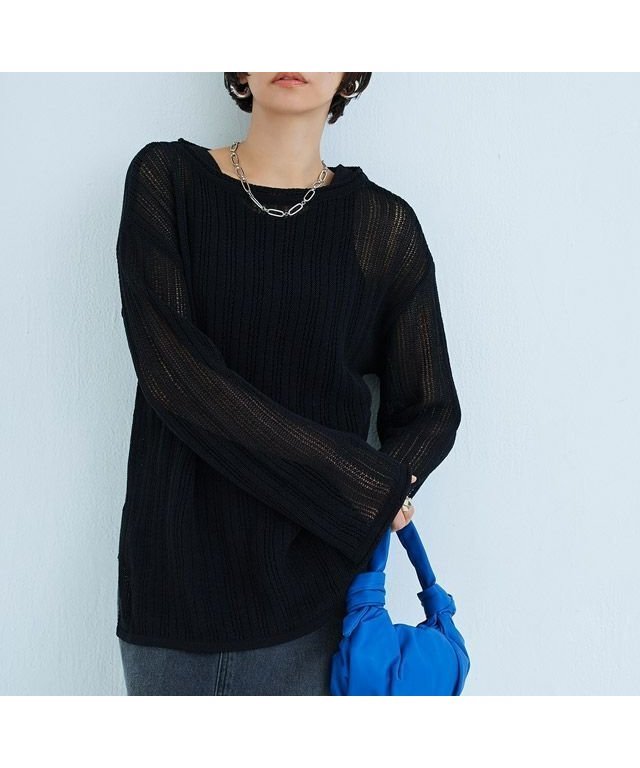 【ピエロ/Pierrot】のRASW シアーストライプニット【ドラマ着用】 インテリア・キッズ・メンズ・レディースファッション・服の通販 founy(ファニー) https://founy.com/ ファッション Fashion レディースファッション Ladies' Fashion Online トップス・カットソー Tops/Tshirt ニット Knit Tops シアー Sheer ストライプ Stripe スリット Slit スリーブ Sleeve プチプライス・低価格 Affordable ルーズ Loose ワイド Wide |ID: prp329100003872142 ipo3291000000026435375