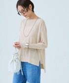 【ピエロ/Pierrot】のRASW シアーボートネックニット 165cm / 杢ライトベージュ / M|ID: prp329100003872146 ipo3291000000032604924