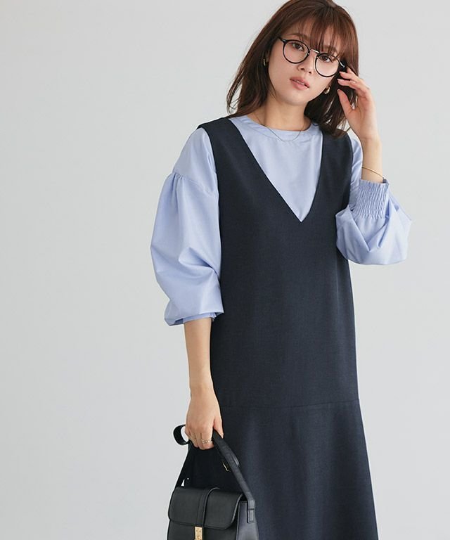 【ピエロ/Pierrot】の2wayパールボタンブラウス インテリア・キッズ・メンズ・レディースファッション・服の通販 founy(ファニー) 　ファッション　Fashion　レディースファッション　WOMEN　トップス・カットソー　Tops/Tshirt　シャツ/ブラウス　Shirts/Blouses　送料無料　Free Shipping　スリーブ　Sleeve　パール　Pearl　フェミニン　Feminine　プチプライス・低価格　Affordable　ルーズ　Loose　ワンポイント　One Point　再入荷　Restock/Back In Stock/Re Arrival　166cm / ブルー / M|ID: prp329100003881662 ipo3291000000030638895