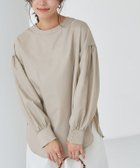 【ピエロ/Pierrot】の2wayパールボタンブラウス 167cm / グレージュ / M|ID: prp329100003881662 ipo3291000000030638896