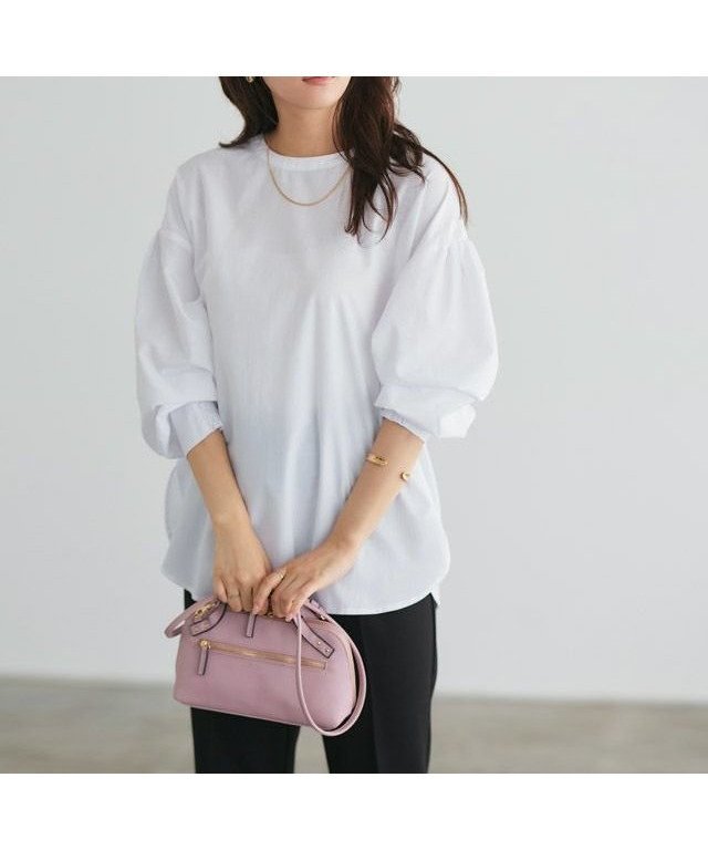 【ピエロ/Pierrot】の2wayパールボタンブラウス インテリア・キッズ・メンズ・レディースファッション・服の通販 founy(ファニー) 　ファッション　Fashion　レディースファッション　WOMEN　トップス・カットソー　Tops/Tshirt　シャツ/ブラウス　Shirts/Blouses　送料無料　Free Shipping　スリーブ　Sleeve　パール　Pearl　フェミニン　Feminine　プチプライス・低価格　Affordable　ルーズ　Loose　ワンポイント　One Point　再入荷　Restock/Back In Stock/Re Arrival　166cm / オフホワイト / M|ID: prp329100003881662 ipo3291000000031145764