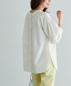 【ピエロ/Pierrot】の2wayパールボタンブラウス 167cm / アイボリー / M|ID: prp329100003881662 ipo3291000000031864729
