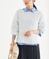 【ピエロ/Pierrot】のリボンヤーンボートネックニット 人気、トレンドファッション・服の通販 founy(ファニー) ファッション Fashion レディースファッション Fashion for Women トップス・カットソー Cut & Sew Tops ニット Knit Tops & Sweaters シンプル Simple, Minimal スリット Slit, Slit Detail プチプライス・低価格 Affordable / Budget Price リボン Ribbon, Bow |ID:prp329100003881670