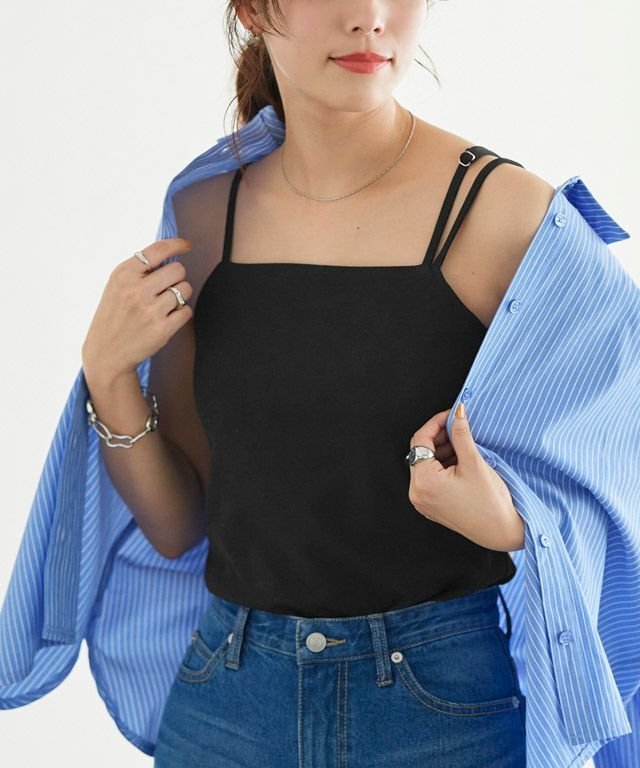 【ピエロ/Pierrot】のペアスキンカップ付きキャミソール インテリア・キッズ・メンズ・レディースファッション・服の通販 founy(ファニー) ファッション Fashion レディースファッション Fashion for Women トップス・カットソー Cut & Sew Tops キャミソール&ノースリーブ Camisoles & Sleeveless Tops おすすめ Recommended / Our Picks インナー Innerwear キャミソール Camisole, Spaghetti Strap Top プチプライス・低価格 Affordable / Budget Price ラップ Wrap, Wrap Design エレガント 上品 Elegant 167cm / ブラック / ダブル / M|ID: prp329100003884417 ipo3291000000036123873