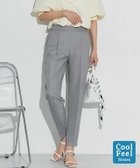 【ピエロ/Pierrot】の接触冷感リネンライクストレートパンツ 人気、トレンドファッション・服の通販 founy(ファニー) ファッション Fashion レディースファッション Fashion for Women パンツ Pants & Trousers ストレート Straight, Straight Cut センター Center, Center Line フロント Front, Front Design プチプライス・低価格 Affordable / Budget Price リネン Linen, Linen Fabric エレガント 上品 Elegant thumbnail 接触冷感リネンライクストレートパンツ|ID: prp329100003889031 ipo3291000000032275717