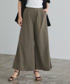 【ピエロ/Pierrot】のリネンライクタックパンツ モカ|ID: prp329100003889033 ipo3291000000035590837