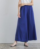 【ピエロ/Pierrot】のリネンライクタックパンツ ブルー|ID: prp329100003889033 ipo3291000000035590839