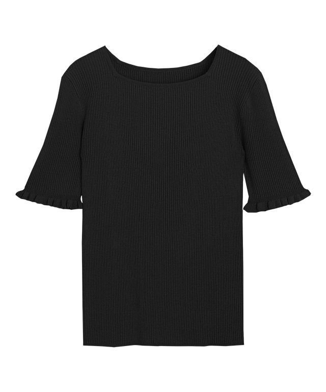 【ピエロ/Pierrot】のリネンタッチ袖フリルリブニット インテリア・キッズ・メンズ・レディースファッション・服の通販 founy(ファニー) https://founy.com/ ファッション Fashion レディースファッション Ladies' Fashion Online トップス・カットソー Tops/Tshirt ニット Knit Tops コンパクト Compact サマー Summer シンプル Simple フェミニン Feminine フリル Frills プチプライス・低価格 Affordable ボトム Bottom エレガント 上品 Elegant 夏 Summer |ID: prp329100003889034 ipo3291000000025617523