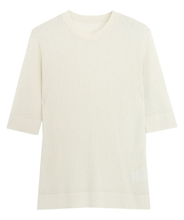 【ピエロ/Pierrot】のリネンタッチシアーリブニット インテリア・キッズ・メンズ・レディースファッション・服の通販 founy(ファニー) 　ファッション　Fashion　レディースファッション　Ladies' Fashion Online　トップス・カットソー　Tops/Tshirt　ニット　Knit Tops　シアー　Sheer　プチプライス・低価格　Affordable　ワイド　Wide　夏　Summer　アイボリー|ID: prp329100003889035 ipo3291000000025617536