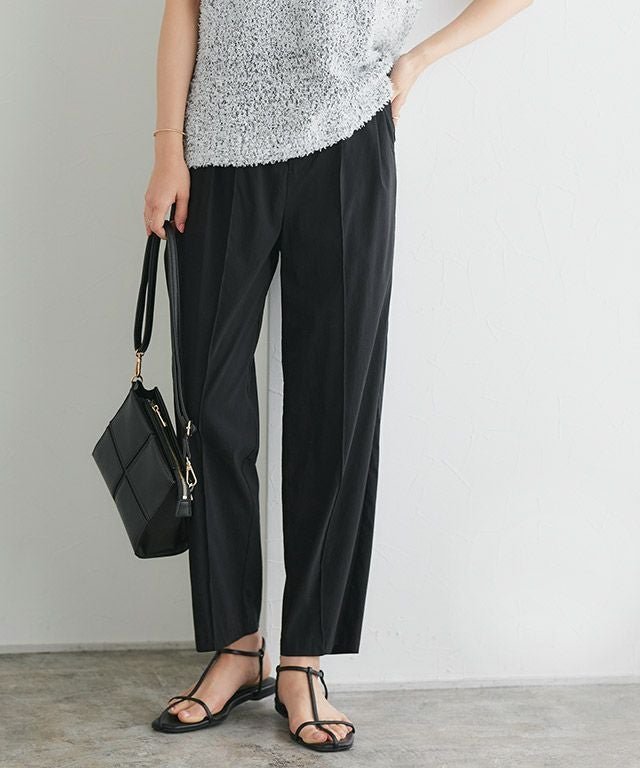 【ピエロ/Pierrot】の【アウトレットSALE!】接触冷感イージータックテーパードパンツ インテリア・キッズ・メンズ・レディースファッション・服の通販 founy(ファニー) https://founy.com/ ファッション Fashion レディースファッション Fashion for Women パンツ Pants & Trousers アウトレット Outlet / Clearance ウォッシャブル Machine Washable ストレッチ Stretch, Stretchy Fabric プチプライス・低価格 Affordable / Budget Price |ID: prp329100003889039 ipo3291000000036043081