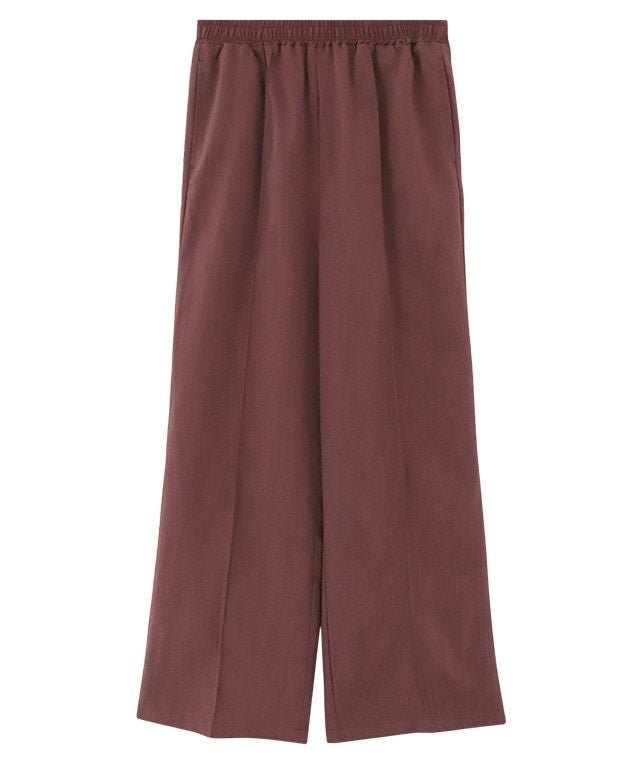 【ピエロ/Pierrot】の【アウトレットSALE!】接触冷感リネンライクワイドパンツ インテリア・キッズ・メンズ・レディースファッション・服の通販 founy(ファニー) ファッション Fashion レディースファッション Fashion for Women パンツ Pants & Trousers アウトレット Outlet / Clearance センター Center, Center Line プチプライス・低価格 Affordable / Budget Price リネン Linen, Linen Fabric ダークレッド|ID: prp329100003889041 ipo3291000000035995944