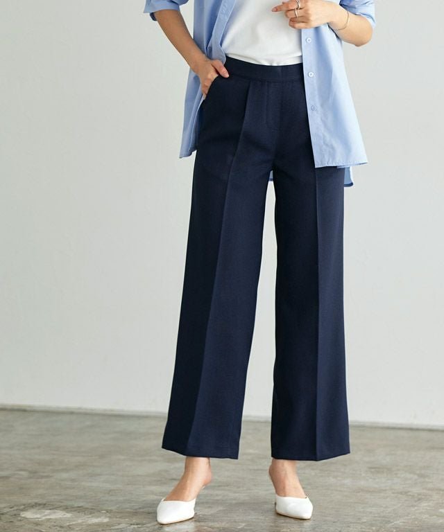 【ピエロ/Pierrot】の接触冷感リネンライクボックスパンツ 人気、トレンドファッション・服の通販 founy(ファニー) 　ファッション　Fashion　レディースファッション　Fashion for Women　パンツ　Pants & Trousers　ストレート　Straight, Straight Cut　センター　Center, Center Line　プチプライス・低価格　Affordable / Budget Price　ベーシック　Basic, Essential　リネン　Linen, Linen Fabric　エレガント 上品　Elegant　 other-1|ID: prp329100003889042 ipo3291000000036046020