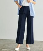 【ピエロ/Pierrot】の接触冷感リネンライクボックスパンツ 人気、トレンドファッション・服の通販 founy(ファニー) ファッション Fashion レディースファッション Fashion for Women パンツ Pants & Trousers ストレート Straight, Straight Cut センター Center, Center Line プチプライス・低価格 Affordable / Budget Price ベーシック Basic, Essential リネン Linen, Linen Fabric エレガント 上品 Elegant thumbnail ネイビー|ID: prp329100003889042 ipo3291000000036046022