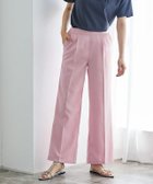 【ピエロ/Pierrot】の接触冷感リネンライクボックスパンツ 人気、トレンドファッション・服の通販 founy(ファニー) ファッション Fashion レディースファッション Fashion for Women パンツ Pants & Trousers ストレート Straight, Straight Cut センター Center, Center Line プチプライス・低価格 Affordable / Budget Price ベーシック Basic, Essential リネン Linen, Linen Fabric エレガント 上品 Elegant thumbnail ピンク|ID: prp329100003889042 ipo3291000000036046029