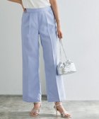 【ピエロ/Pierrot】の接触冷感リネンライクボックスパンツ 人気、トレンドファッション・服の通販 founy(ファニー) ファッション Fashion レディースファッション Fashion for Women パンツ Pants & Trousers ストレート Straight, Straight Cut センター Center, Center Line プチプライス・低価格 Affordable / Budget Price ベーシック Basic, Essential リネン Linen, Linen Fabric エレガント 上品 Elegant thumbnail ブルー|ID: prp329100003889042 ipo3291000000036046034