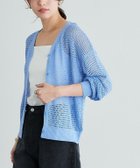 【ピエロ/Pierrot】の【アウトレットSALE!】透かし編みカーディガン 人気、トレンドファッション・服の通販 founy(ファニー) ファッション Fashion レディースファッション Fashion for Women トップス・カットソー Cut & Sew Tops カーディガン・羽織り Layered Style Cardigans アウトレット Outlet / Clearance カーディガン Cardigan, Knitwear デコルテ Décolleté, Neckline トレンド Trend, Trending Now プチプライス・低価格 Affordable / Budget Price 透かし Cut-Out, Lacework thumbnail ブルー|ID: prp329100003899523 ipo3291000000036124027