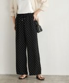 【ピエロ/Pierrot】の接触冷感イージーパンツ 人気、トレンドファッション・服の通販 founy(ファニー) ファッション Fashion レディースファッション Fashion for Women パンツ Pants & Trousers おすすめ Recommended / Our Picks トレンド Trend, Trending Now ドット Polka Dot, Dot Pattern プチプライス・低価格 Affordable / Budget Price リボン Ribbon, Bow ワイド Wide, Wide Fit 吸水 Absorbent, Quick-Dry 旅行 Travel 無地 Plain, Solid Color thumbnail 167cm / ドット/ブラック / M|ID: prp329100003899526 ipo3291000000036124056
