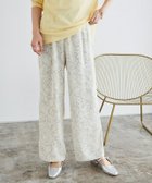【ピエロ/Pierrot】の接触冷感イージーパンツ 人気、トレンドファッション・服の通販 founy(ファニー) ファッション Fashion レディースファッション Fashion for Women パンツ Pants & Trousers おすすめ Recommended / Our Picks トレンド Trend, Trending Now ドット Polka Dot, Dot Pattern プチプライス・低価格 Affordable / Budget Price リボン Ribbon, Bow ワイド Wide, Wide Fit 吸水 Absorbent, Quick-Dry 旅行 Travel 無地 Plain, Solid Color thumbnail 167cm / 花柄 / アイボリー / M|ID: prp329100003899526 ipo3291000000036124059