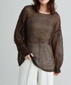 【ピエロ/Pierrot】の【アウトレットSALE!】メッシュルーズニット 人気、トレンドファッション・服の通販 founy(ファニー) ファッション Fashion レディースファッション Fashion for Women トップス・カットソー Cut & Sew Tops ニット Knit Tops & Sweaters アウトレット Outlet / Clearance キャミソール Camisole, Spaghetti Strap Top タンク Tank Top, Sleeveless Top プチプライス・低価格 Affordable / Budget Price メッシュ Mesh, Net Fabric エレガント 上品 Elegant thumbnail ブラウン|ID: prp329100003899528 ipo3291000000036124075