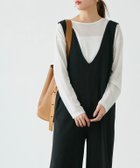 【ピエロ/Pierrot】のペアスキンVネックオールインワン 人気、トレンドファッション・服の通販 founy(ファニー) ファッション Fashion レディースファッション Fashion for Women ワンピース Dresses オールインワン・ワンピース Dresses and Jumpsuits インナー Innerwear プチプライス・低価格 Affordable / Budget Price リラックス Relax, Relaxed Fit エレガント 上品 Elegant thumbnail ブラック|ID: prp329100003903977 ipo3291000000034505713