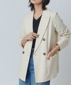【ピエロ/Pierrot】の【KKfashionさんYouTube紹介アイテム】 RASW ダブルブレストリネンジャケット [RASW] ダブルブレストリネンジャケット|ID: prp329100003910430 ipo3291000000031931349