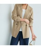【ピエロ/Pierrot】の【KKfashionさんYouTube紹介アイテム】 RASW ダブルブレストリネンジャケット 165cm / ベージュ / M|ID: prp329100003910430 ipo3291000000031931351