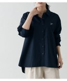 【ピエロ/Pierrot】の刺繍ロゴシャツ 157cm / オフホワイト×ネイビー / M|ID: prp329100003913008 ipo3291000000025822478