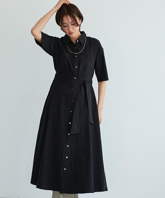 【ピエロ/Pierrot】のRASW ベルテッドシャツワンピース 人気、トレンドファッション・服の通販 founy(ファニー) 　ファッション　Fashion　レディースファッション　WOMEN　ワンピース　Dress　シャツワンピース　Shirt Dresses　2024年　2024　2024春夏・S/S　Ss,Spring/Summer,2024　プチプライス・低価格　Affordable　ポケット　Pocket　羽織　Haori　 other-1|ID: prp329100003920165 ipo3291000000026325046