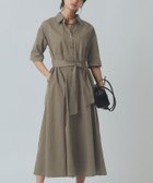 【ピエロ/Pierrot】のRASW ベルテッドシャツワンピース 166cm / モカブラウン / M|ID: prp329100003920165 ipo3291000000032126936