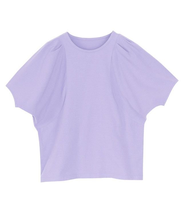 【ピエロ/Pierrot】のボリュームドルマンスリーブTシャツ インテリア・キッズ・メンズ・レディースファッション・服の通販 founy(ファニー) 　ファッション　Fashion　レディースファッション　WOMEN　トップス・カットソー　Tops/Tshirt　シャツ/ブラウス　Shirts/Blouses　ロング / Tシャツ　T-Shirts　アメリカン　American　シンプル　Simple　プチプライス・低価格　Affordable　ラベンダー|ID: prp329100003920181 ipo3291000000026137921
