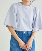 【ピエロ/Pierrot】のギャザースリーブTシャツ 166cm / アイスブルー / M|ID: prp329100003921642 ipo3291000000031172876