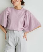 【ピエロ/Pierrot】のギャザースリーブTシャツ 166cm / ライトピンク / M|ID: prp329100003921642 ipo3291000000031172879