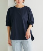 【ピエロ/Pierrot】のパフスリーブチュニックTシャツ 166cm / ネイビー / M|ID: prp329100003921643 ipo3291000000031172924