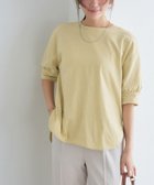 【ピエロ/Pierrot】のパフスリーブチュニックTシャツ 166cm / クリームイエロー / M|ID: prp329100003921643 ipo3291000000031172929